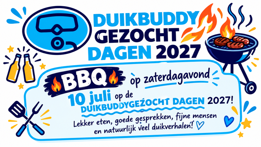 BBQ | Duikbuddygezocht Dagen 2027