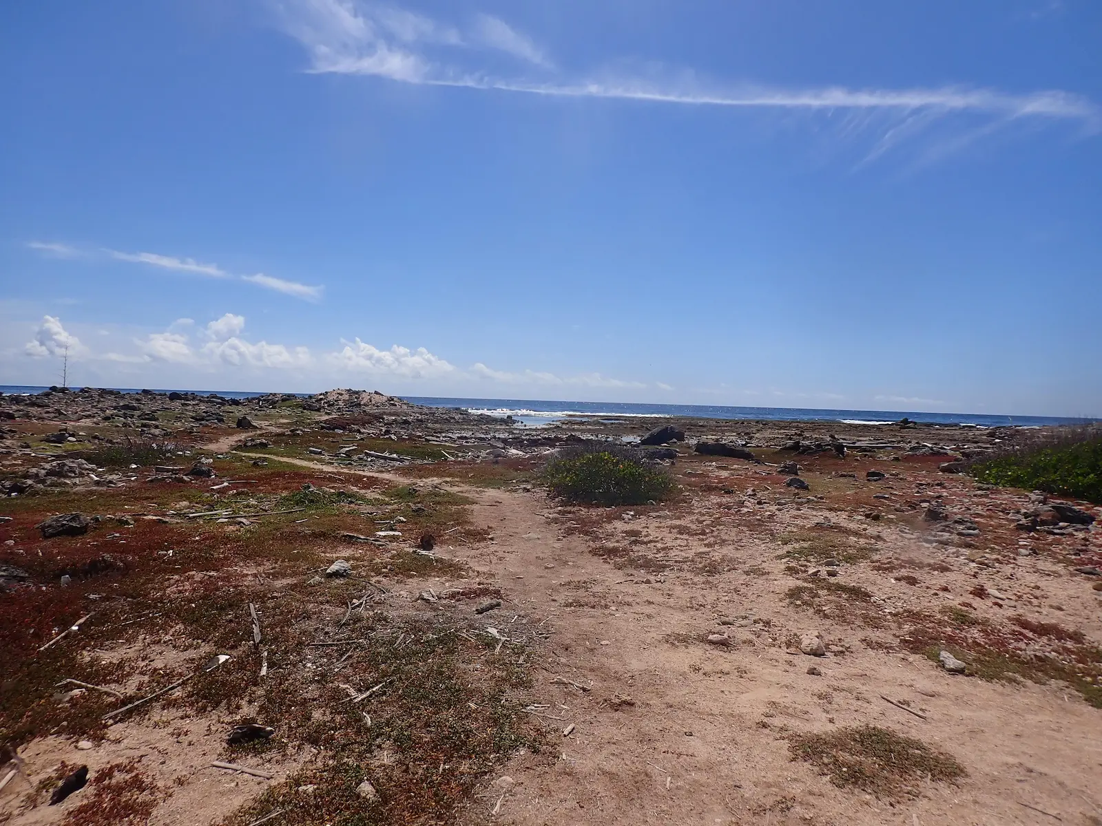 Voormalige Shrimp Factory aan de zuidoostkust van Bonaire